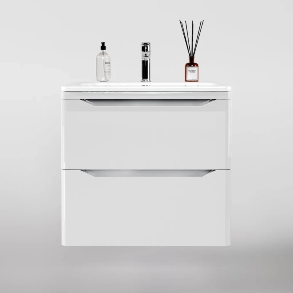 Мебель для ванной комнаты Style Line Марелла 60 подвесная, белый глянец