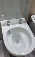 Унитаз подвесной beWash Bogen 88393201 безободковый с микролифтом, белый