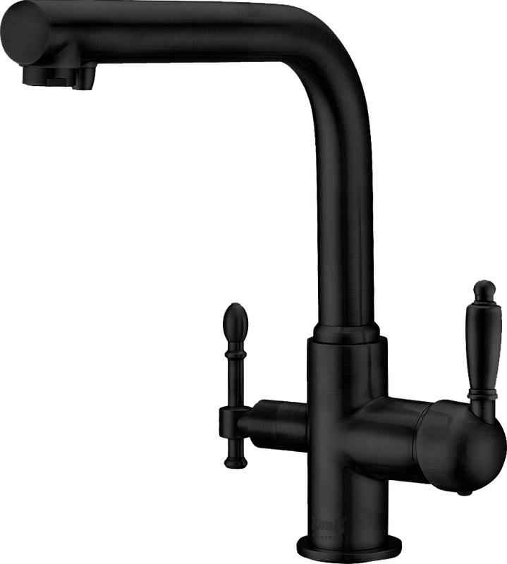 Смеситель для кухни Zorg Sanitary ZR 313 YF-33 BLACK
