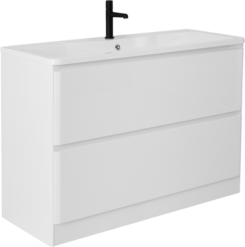 Тумба под раковину BelBagno Albano 120 напольная, bianco lucido