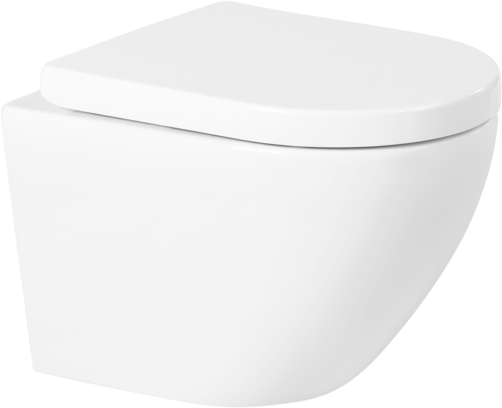 Унитаз подвесной BelBagno Sfera-r BB046CHR безободковый, крышка BB865SC с микролифтом
