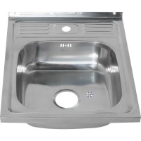 Мойка кухонная Melana 5060 0,8/180 серебристая