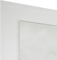 Зеркало La Fenice Cubo 80х60, белое матовое