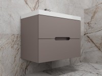 Мебель для ванной комнаты Style Line Матис 80 подвесная, тауп темный