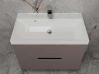 Мебель для ванной комнаты Style Line Матис 80 подвесная, тауп темный