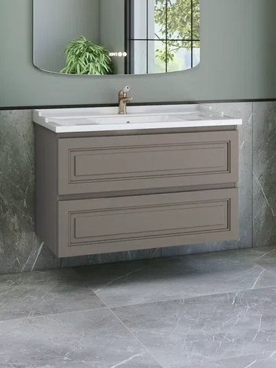 Тумба с раковиной Caprigo Wales 100 айрон