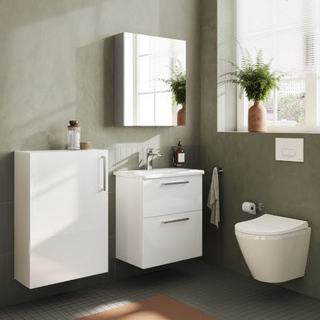 Мебель для ванной комнаты VitrA Root Flat 60 белый глянец