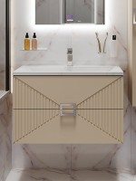 Тумба под раковину без столешницы Grossman Луксор 60 матовая бежевая