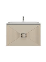 Тумба под раковину без столешницы Grossman Луксор 60 матовая бежевая