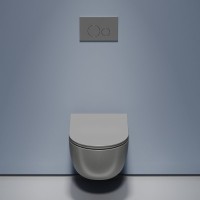 Унитаз подвесной Ceramicanova Modena Rimless CN6063MH антрацит матовый