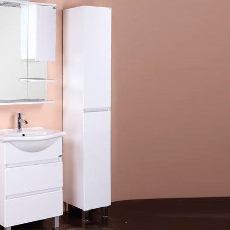 Шкаф пенал для ванной Onika Элита 30.10 белый