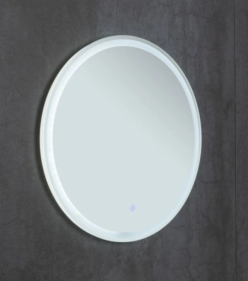 Зеркало круглое Aquanet Арт D 600 LED RGB с подсветкой, белое