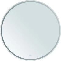 Зеркало круглое Aquanet Арт D 600 LED RGB с подсветкой, белое