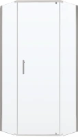 Душевой уголок Niagara Nova NG-6634-08 100x100, пятиугольный, хром