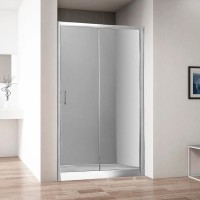 Душевая дверь в нишу Aquanet Alfa NAA6121 120х200 стекло прозрачное, профиль хром