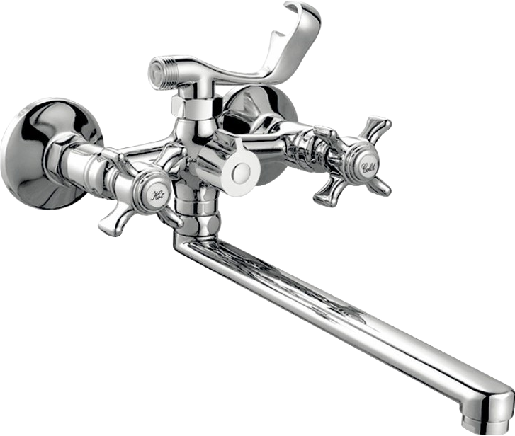 Смеситель с длинным изливом для ванны Haiba HB24 HB2224