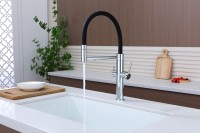Смеситель для кухни Paulmark Nexus Ne213999-CR с гибким изливом, хром