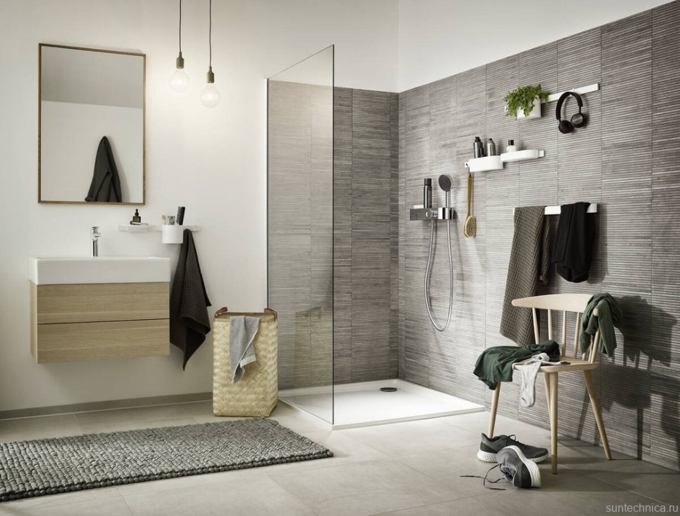 Термостатический смеситель Hansgrohe ShowerTablet Select ShowerTablet Select 24360000 для душа, хром
