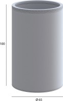 Стакан Boheme Uno 10982-SGM shine gun metal