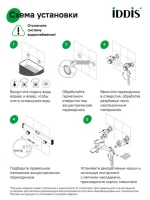 Смеситель для ванны с душем IDDIS RAYWT02i02WA матовый белый Смеситель для ванны с душем IDDIS RAYWT02i02WA матовый белый