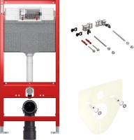 Комплект Унитаз подвесной Duravit Happy D.2 2222098900 rimless + Крышка + Звукоизоляция TECE Profil TECEprofil 9 200 010 + Инсталляция TECEprofil Uni 2.0 9300302 + Кнопка Now 9 240 401 хром глянцевый + Крепления TECEprofil 9380014