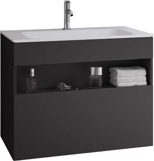 Тумба под раковину Keuco Stageline 32862 80 см, вулканит