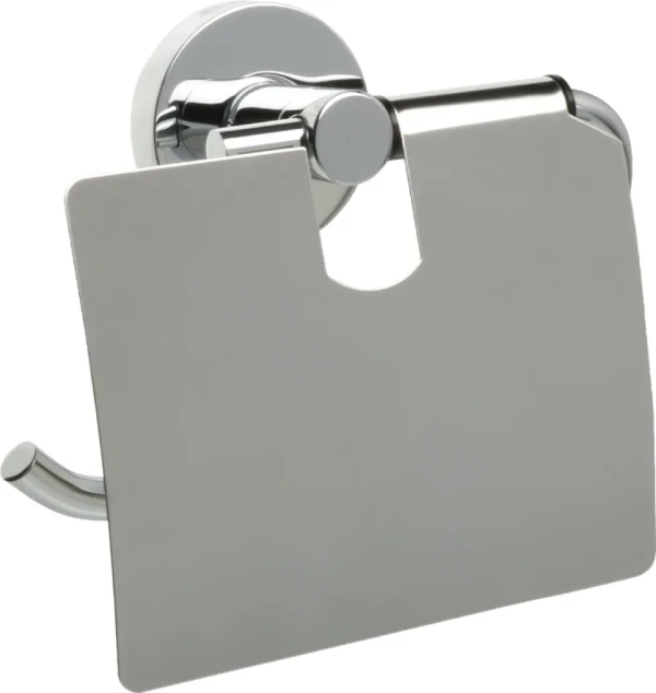 Держатель туалетной бумаги Fixsen Comfort Chrome FX-85010 с крышкой, хром