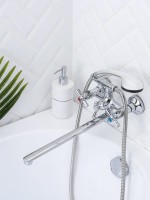 Смеситель с длинным изливом для ванны РМС SL138-143P Смеситель с длинным изливом для ванны РМС SL138-143P