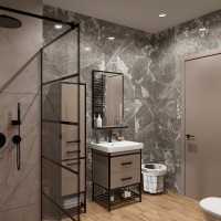 Душевой комплект VitrA Origin A4926636EXP С ВНУТРЕННЕЙ ЧАСТЬЮ, матовый черный