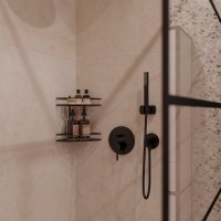 Душевой комплект VitrA Origin A4926636EXP С ВНУТРЕННЕЙ ЧАСТЬЮ, матовый черный