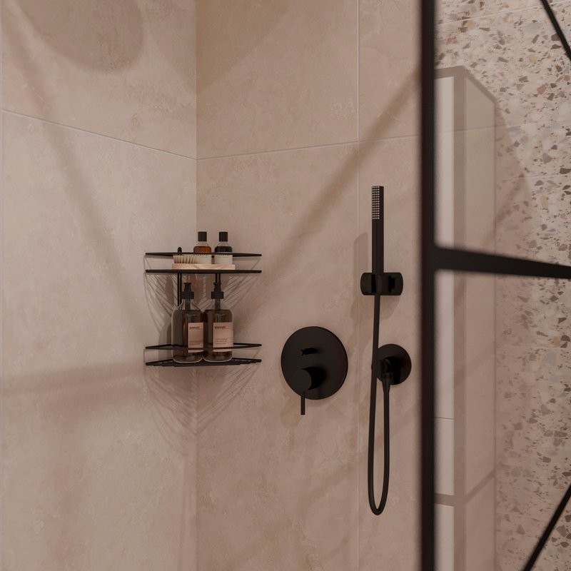Душевой комплект VitrA Origin A4926636EXP С ВНУТРЕННЕЙ ЧАСТЬЮ, матовый черный