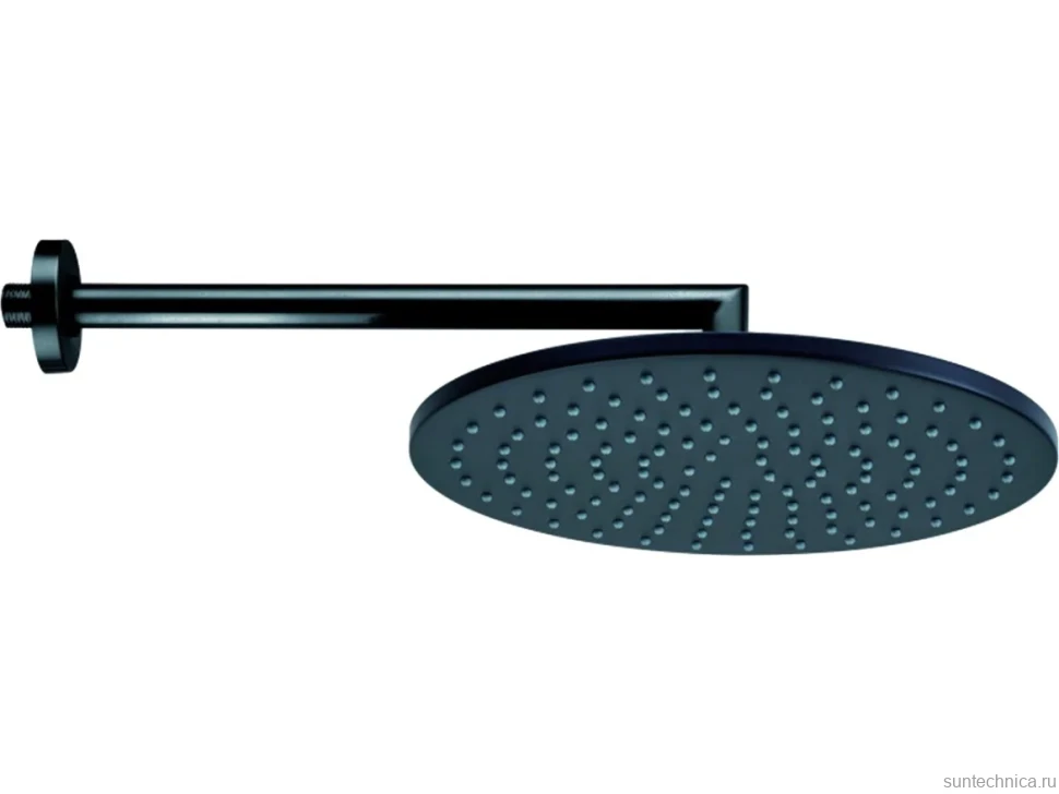 Верхний душ Bossini Cosmo H70596I.073 черный матовый