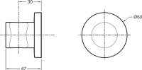 Душевой комплект Jacob Delafon Modulo E30758-CP С ВНУТРЕННЕЙ ЧАСТЬЮ