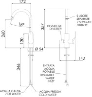 Смеситель для кухни Remer Class Line L79DW