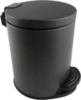 Мусорное ведро AQUATEK AQ4016MB матовый черный