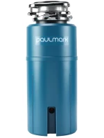 Комплект Мойка Paulmark Kroner-Pro PM705951-GM вороненая сталь + Измельчитель Intenso
