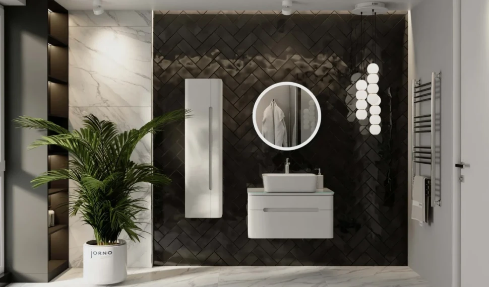 Мебель для ванной комнаты Jorno Shine 75, подвесная