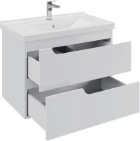 Тумба под раковину Orange Topline Milano 80 белый глянец