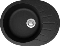 Мойка кухонная Domaci Болонья М-10-002 черная Мойка кухонная Domaci Болонья М-10-002 черная