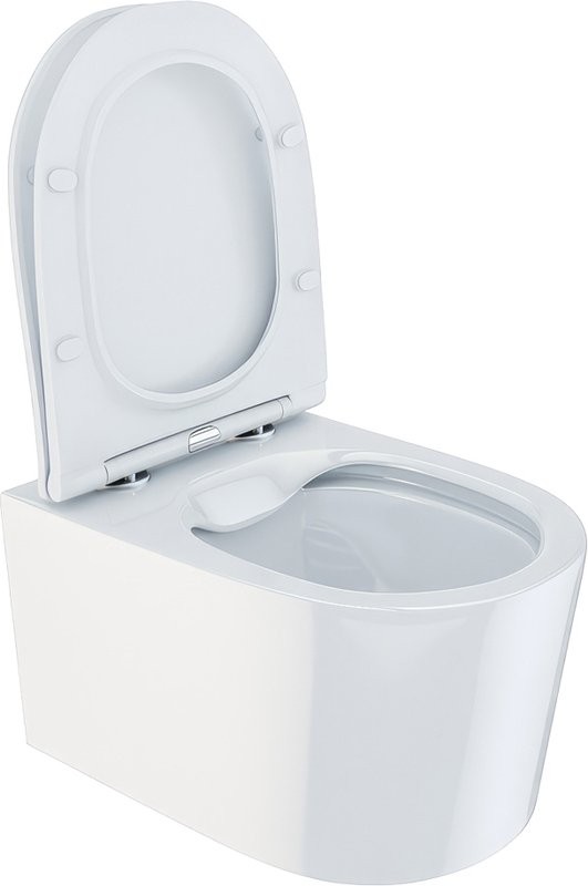 Комплект Унитаз подвесной IDDIS Stone + Инсталляция TECE Base 9400413 4 в 1 с кнопкой смыва