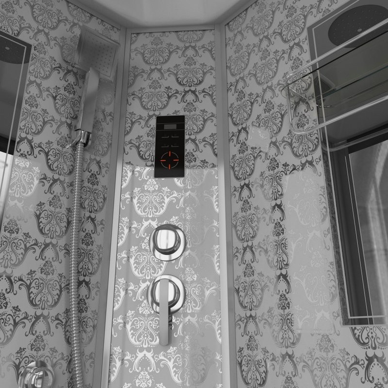 Душевая кабина Niagara Luxe 7715W хром, металлик, с сиденьем