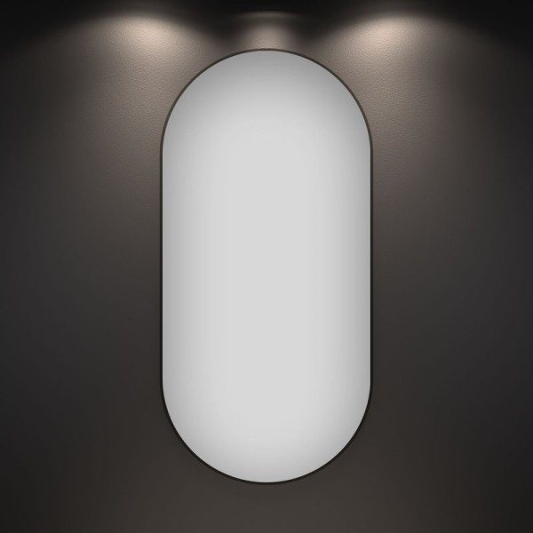 Зеркало Wellsee 7 Rays’ Spectrum 50х90 черное матовое