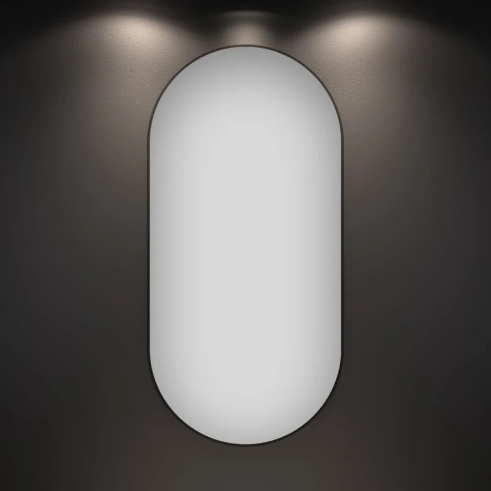 Зеркало Wellsee 7 Rays’ Spectrum 50х90 черное матовое