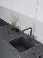 Мойка кухонная Emar Quartz EMQ-1455.P антрацит Мойка кухонная Emar Quartz EMQ-1455.P антрацит