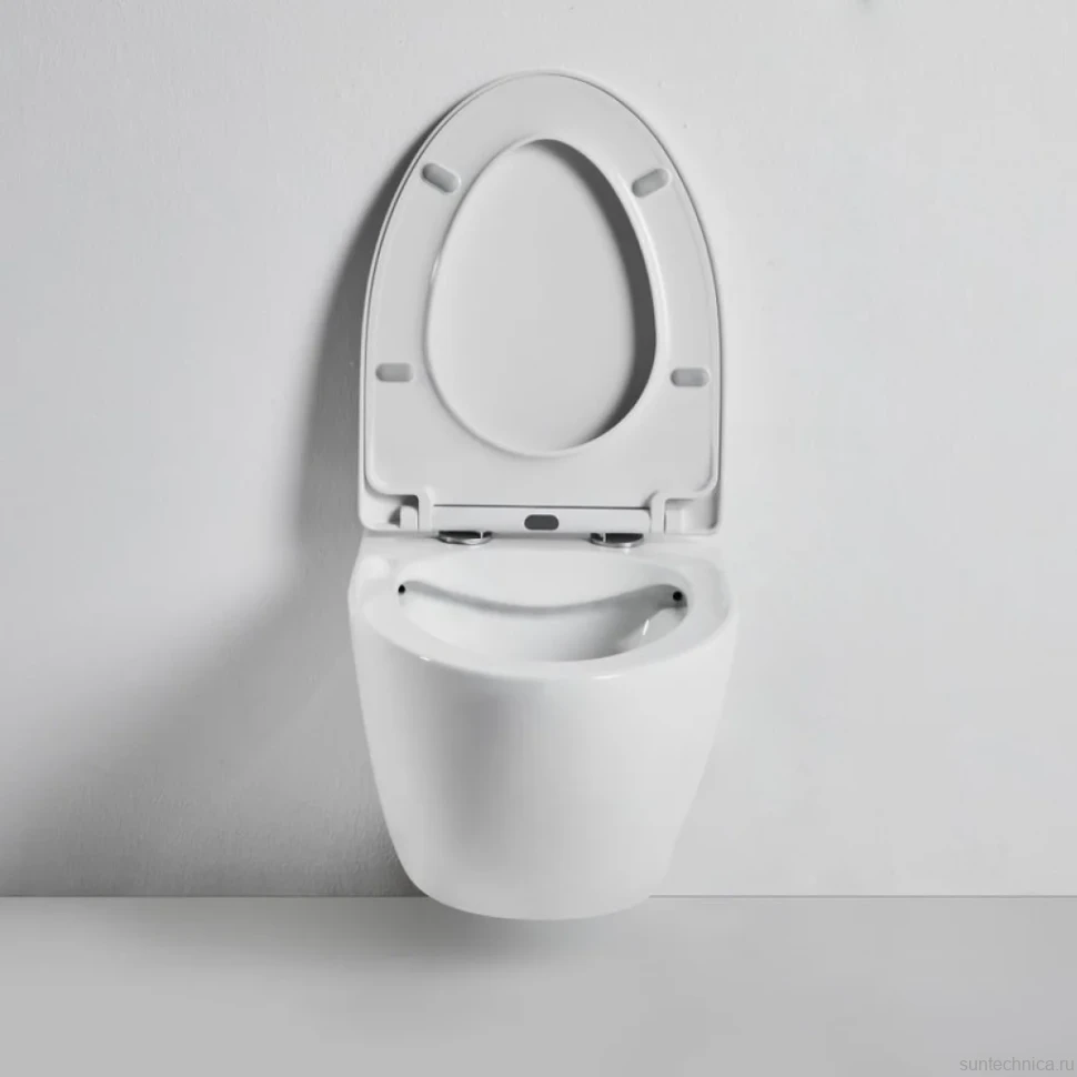 Комплект  Унитаз подвесной BOND Oval F05-10 безободковый, с микролифтом + Система инсталляции для унитазов Grohe Rapid SL 38772001, 3 в 1 с кнопкой см