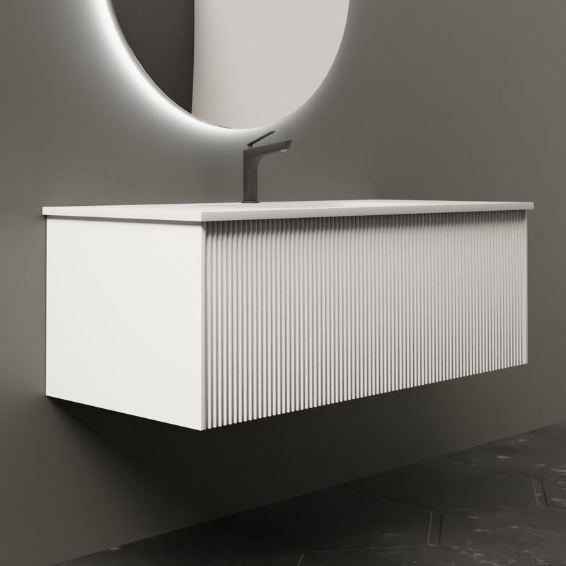 Тумба с раковиной La Fenice Terra 100 белая