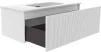 Тумба с раковиной La Fenice Terra 100 белая