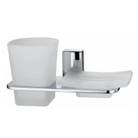 Набор Стакан Wasserkraft Leine K-5026 + Мыльница K-5029