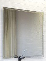 Зеркало Comforty Джанкой 90 с подсветкой, бесконтактный сенсор, антизапотевание