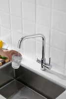 Смеситель для кухни BELZ B76802 хром